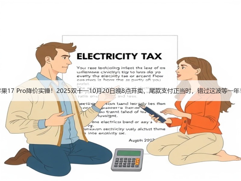 苹果17 Pro降价实锤！2025双十一10月20日晚8点开卖，尾款支付正当时，错过这波等一年！