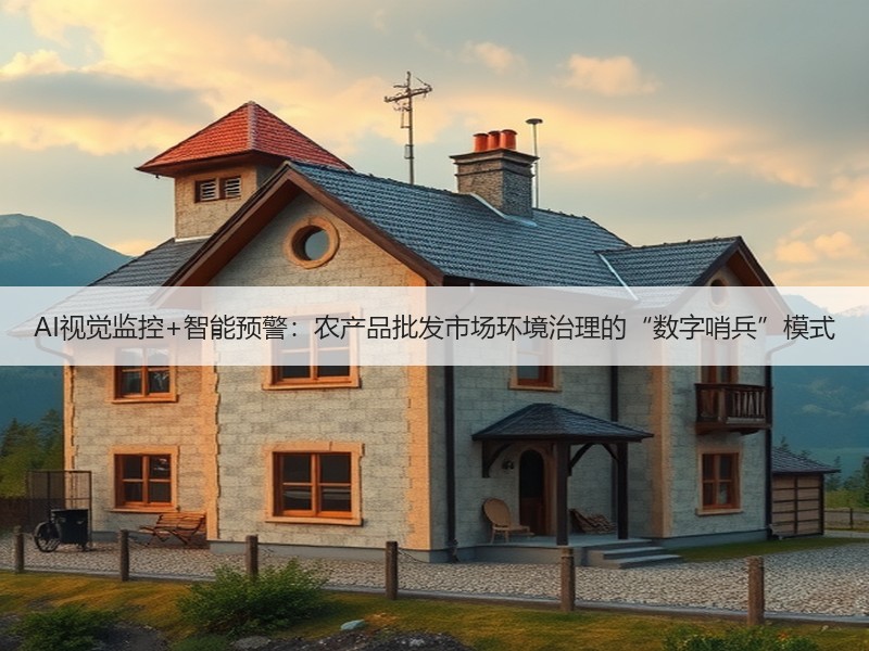 AI视觉监控+智能预警：农产品批发市场环境治理的“数字哨兵”模式