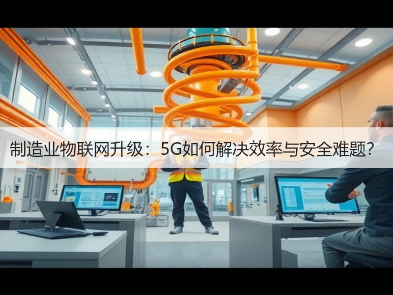 制造业物联网升级：5G如何解决效率与安全难题？