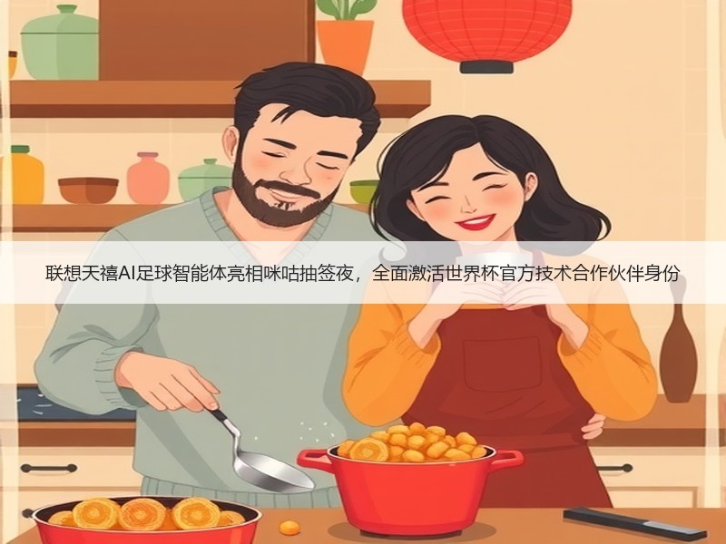 联想天禧AI足球智能体亮相咪咕抽签夜，全面激活世界杯官方技术合作伙伴身份
