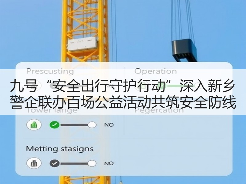 九号“安全出行守护行动”深入新乡 警企联办百场公益活动共筑安全防线
