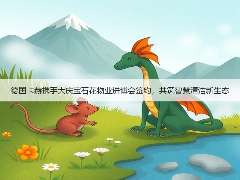 德国卡赫携手大庆宝石花物业进博会签约，共筑智慧清洁新生态