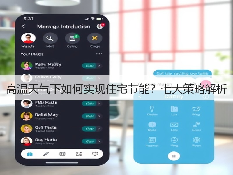 高温天气下如何实现住宅节能？七大策略解析