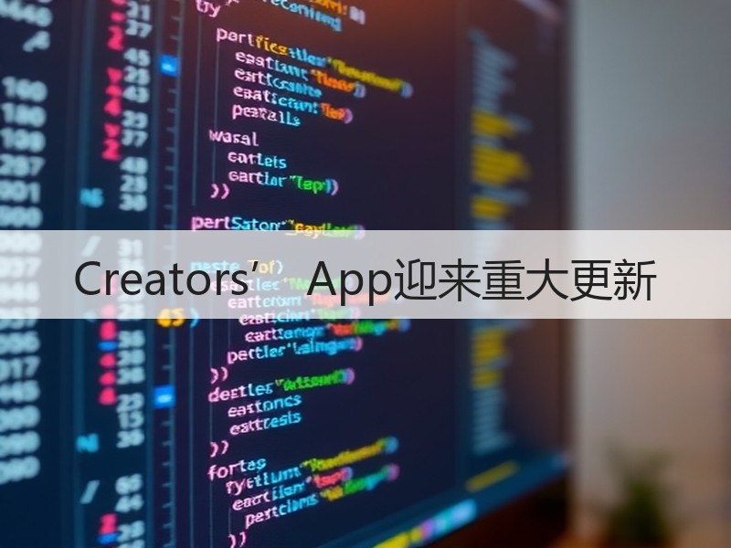 Creators’ App迎来重大更新