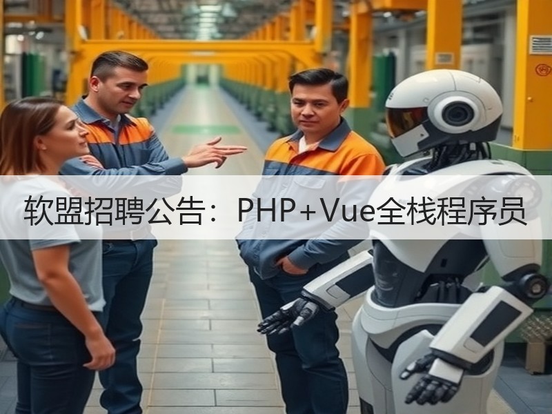 软盟招聘公告：PHP+Vue全栈程序员