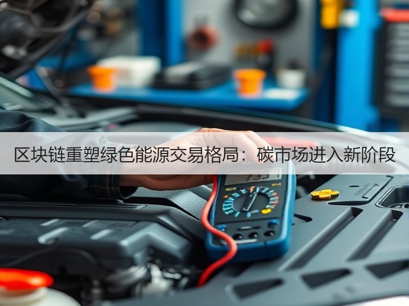 区块链重塑绿色能源交易格局：碳市场进入新阶段