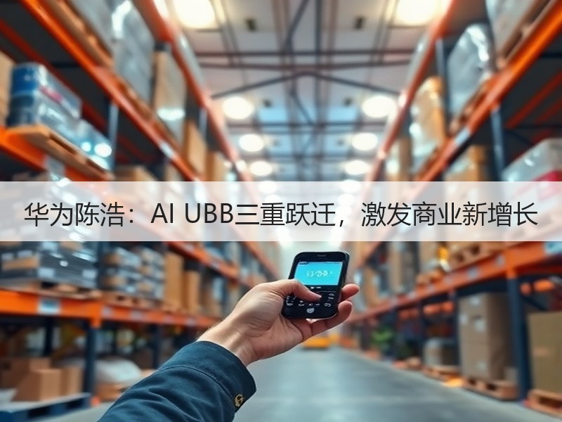 华为陈浩：AI UBB三重跃迁，激发商业新增长