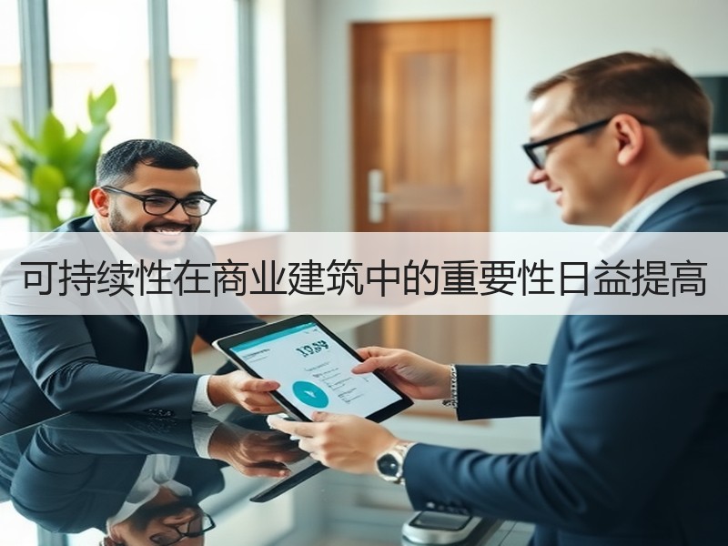 可持续性在商业建筑中的重要性日益提高