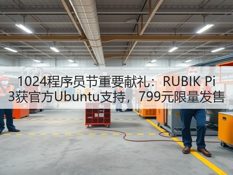 1024程序员节重要献礼：RUBIK Pi 3获官方Ubuntu支持，799元限量发售