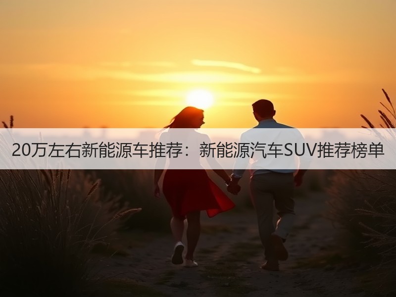 20万左右新能源车推荐：新能源汽车SUV推荐榜单