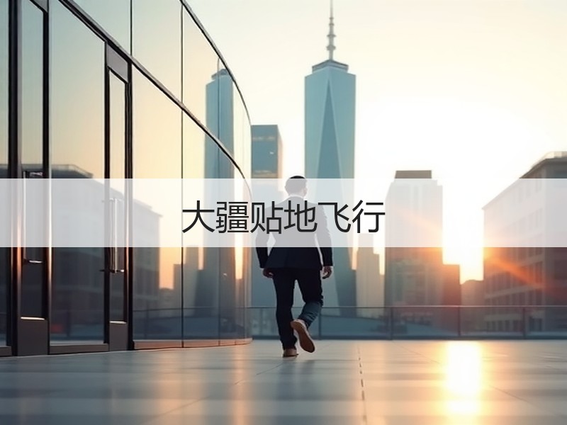 大疆贴地飞行