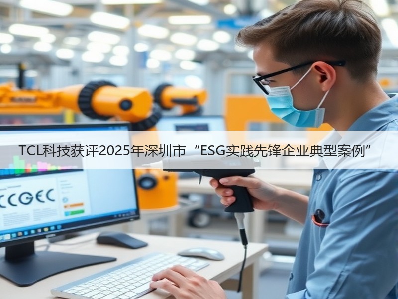 TCL科技获评2025年深圳市“ESG实践先锋企业典型案例”