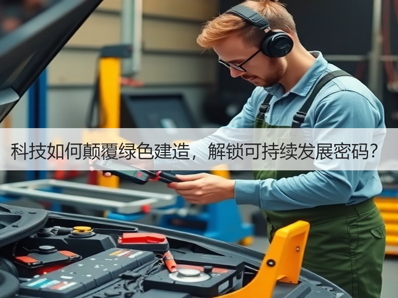 科技如何颠覆绿色建造，解锁可持续发展密码？