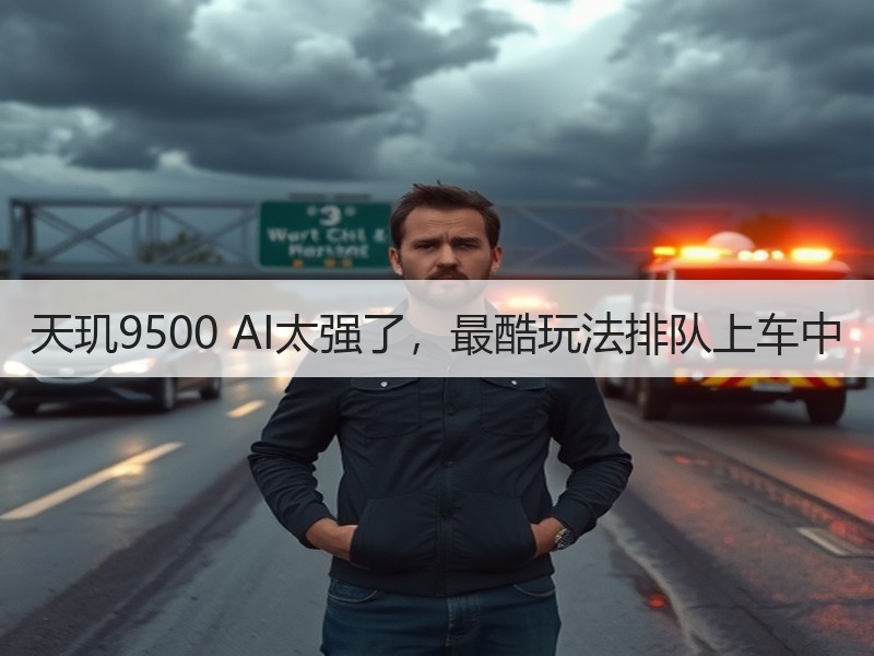 天玑9500 AI太强了，最酷玩法排队上车中