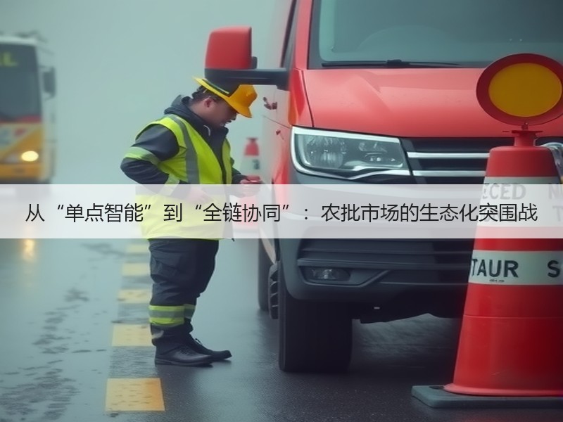 从“单点智能”到“全链协同”：农批市场的生态化突围战