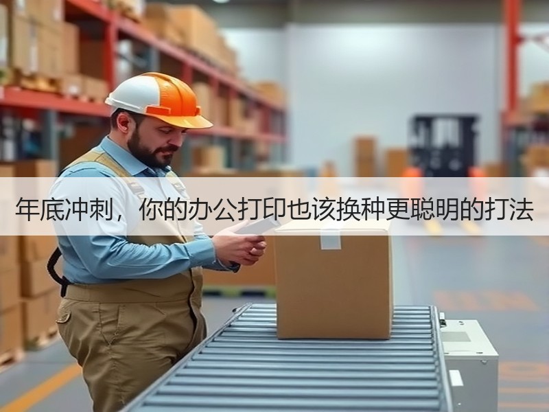 年底冲刺，你的办公打印也该换种更聪明的打法