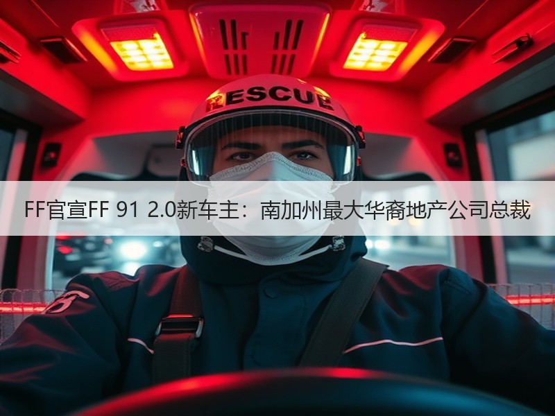 FF官宣FF 91 2.0新车主：南加州最大华裔地产公司总裁