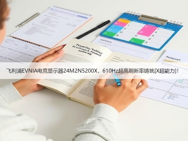 飞利浦EVNIA电竞显示器24M2N5200X，610Hz超高刷新率铸就[X超能力]！