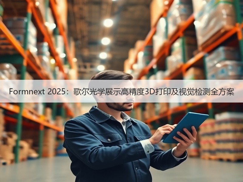 Formnext 2025：歌尔光学展示高精度3D打印及视觉检测全方案