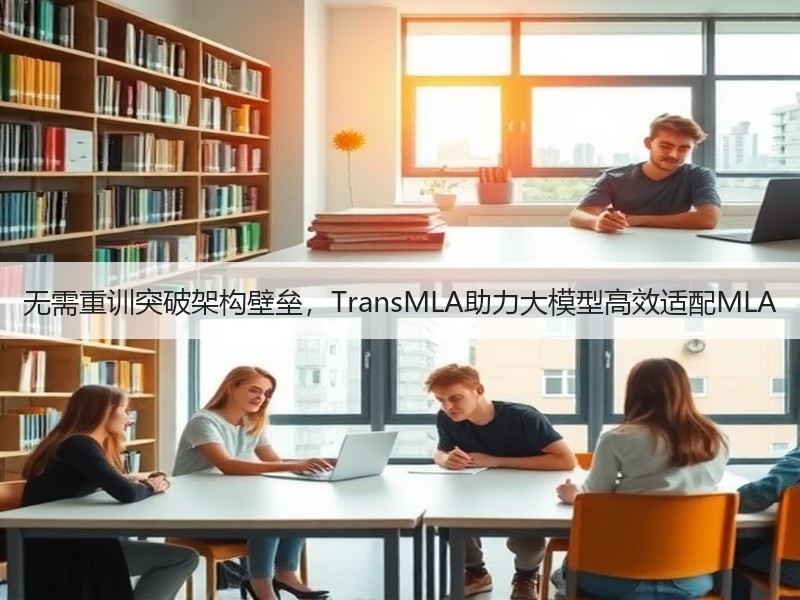 无需重训突破架构壁垒，TransMLA助力大模型高效适配MLA