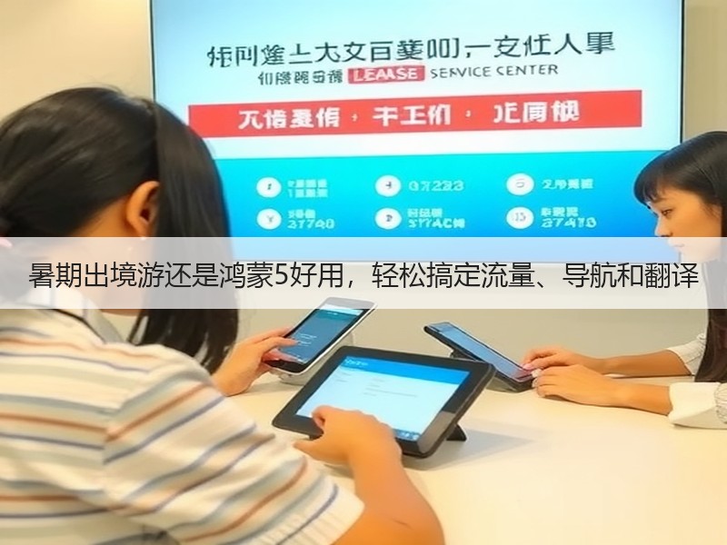 暑期出境游还是鸿蒙5好用，轻松搞定流量、导航和翻译
