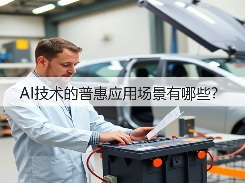 AI技术的普惠应用场景有哪些？