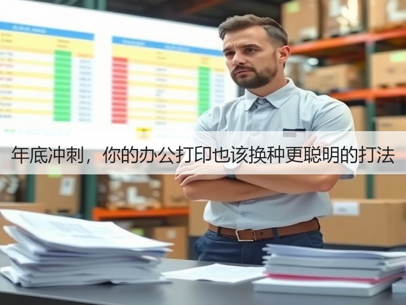年底冲刺，你的办公打印也该换种更聪明的打法