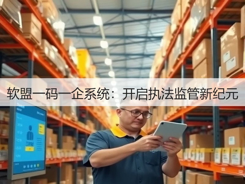软盟一码一企系统：开启执法监管新纪元