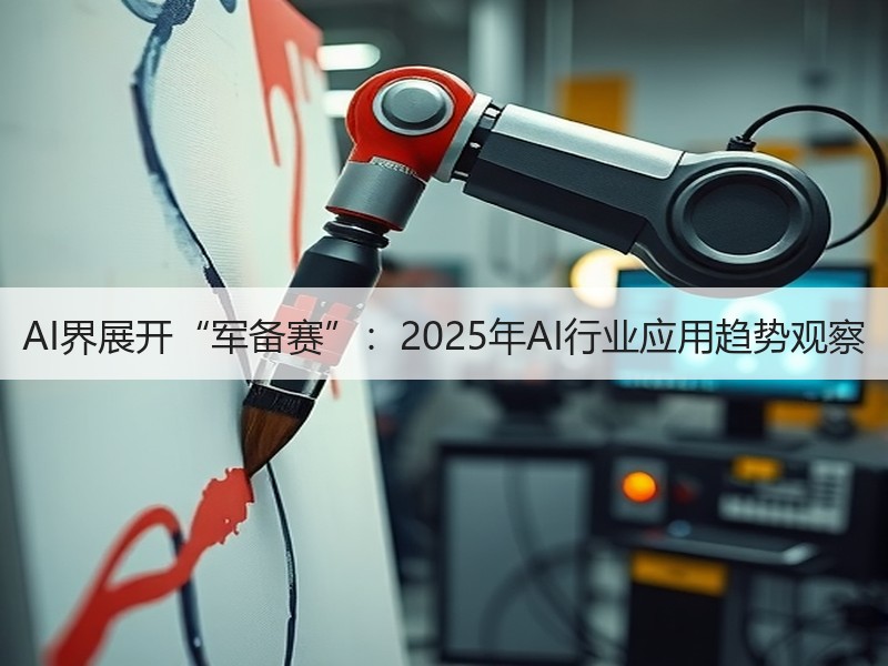 AI界展开“军备赛”：2025年AI行业应用趋势观察