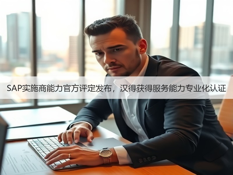 SAP实施商能力官方评定发布，汉得获得服务能力专业化认证
