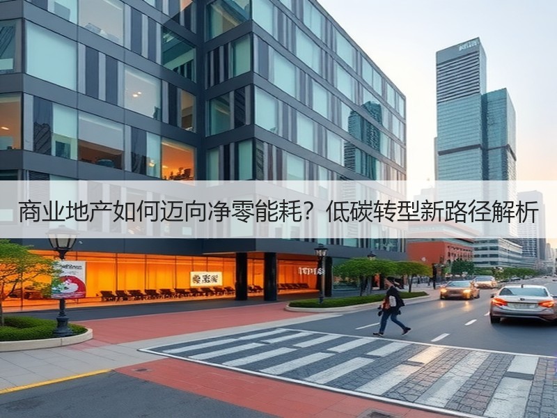 商业地产如何迈向净零能耗？低碳转型新路径解析