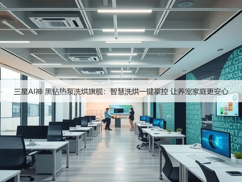 三星AI神 黑钻热泵洗烘旗舰：智慧洗烘一键掌控 让养宠家庭更安心
