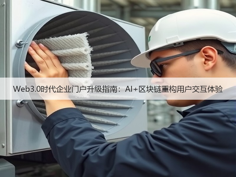 Web3.0时代企业门户升级指南：AI+区块链重构用户交互体验