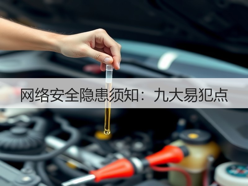 网络安全隐患须知：九大易犯点