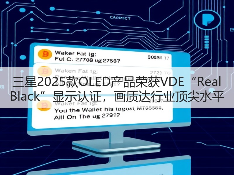 三星2025款OLED产品荣获VDE“Real Black”显示认证，画质达行业顶尖水平