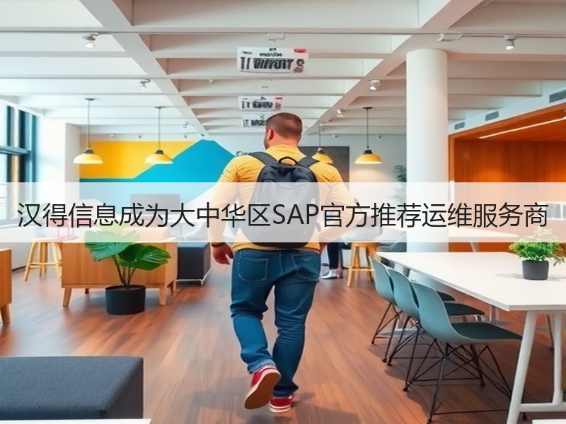 汉得信息成为大中华区SAP官方推荐运维服务商