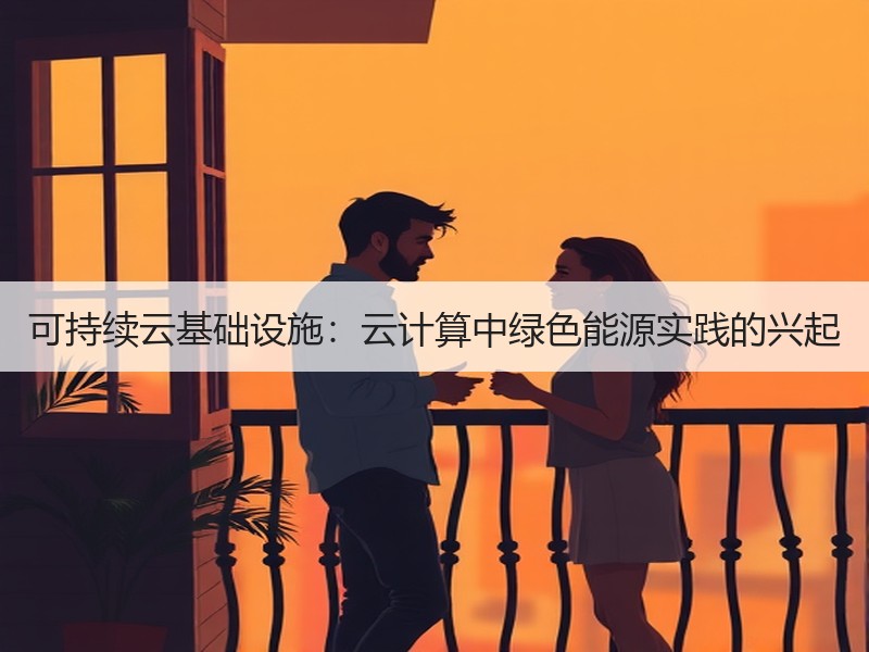 可持续云基础设施：云计算中绿色能源实践的兴起