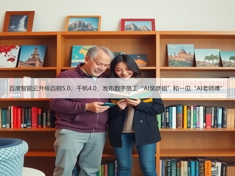 百度智能云升级百舸5.0、千帆4.0，发布数字员工“AI吴彦祖”和一见“AI老师傅”