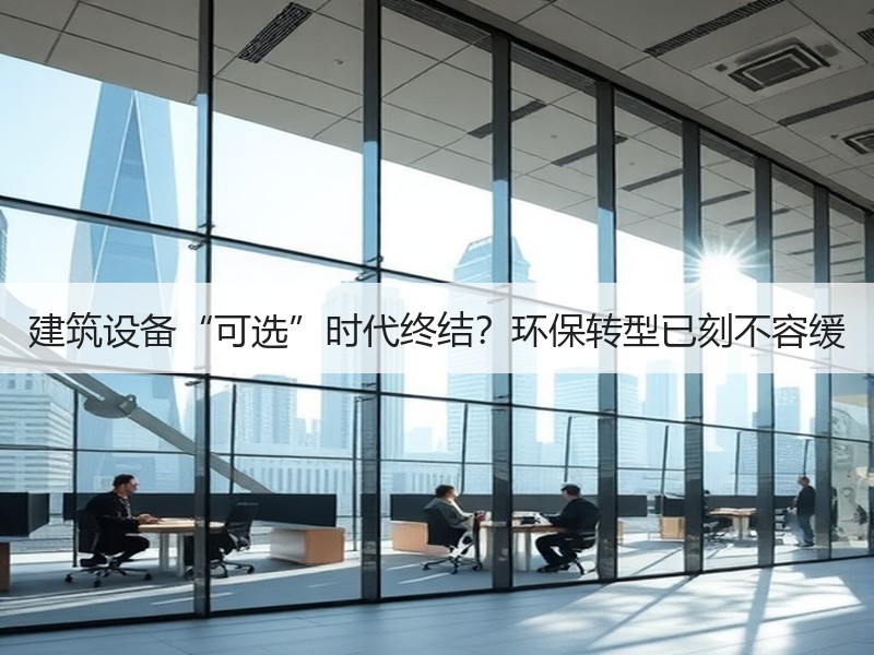建筑设备“可选”时代终结？环保转型已刻不容缓