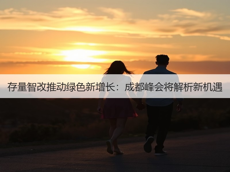 存量智改推动绿色新增长：成都峰会将解析新机遇