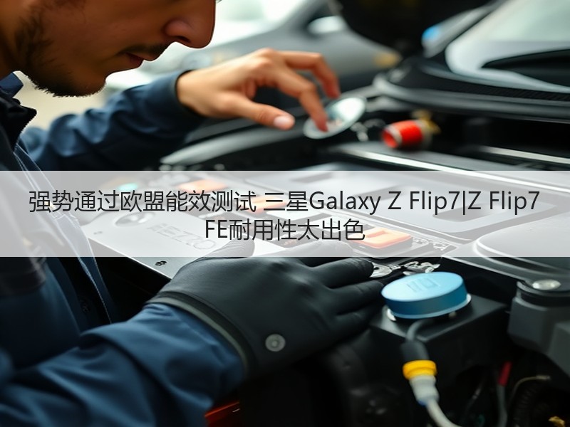 强势通过欧盟能效测试 三星Galaxy Z Flip7|Z Flip7 FE耐用性太出色
