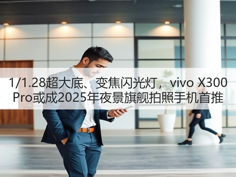 1/1.28超大底、变焦闪光灯，vivo X300 Pro或成2025年夜景旗舰拍照手机首推