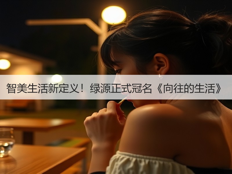 智美生活新定义！绿源正式冠名《向往的生活》