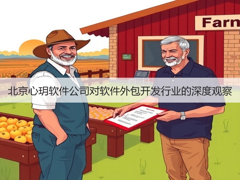 北京心玥软件公司对软件外包开发行业的深度观察