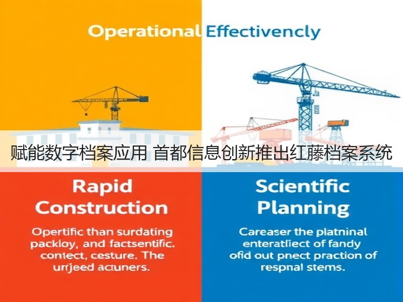 赋能数字档案应用 首都信息创新推出红藤档案系统