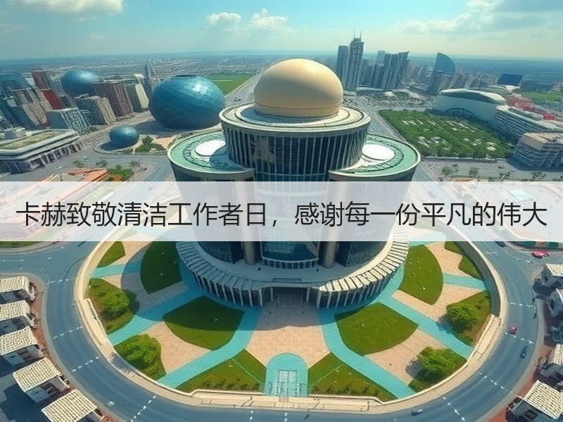 卡赫致敬清洁工作者日，感谢每一份平凡的伟大