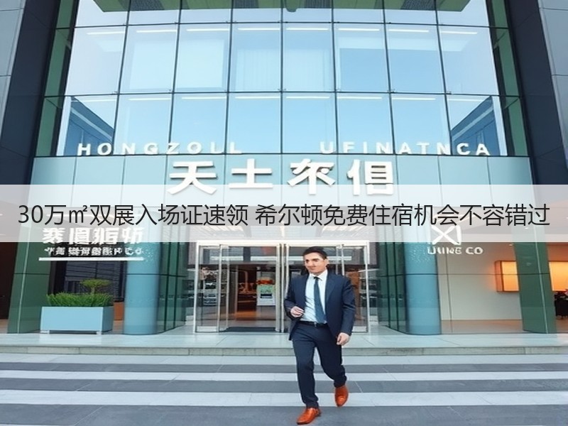 30万㎡双展入场证速领 希尔顿免费住宿机会不容错过