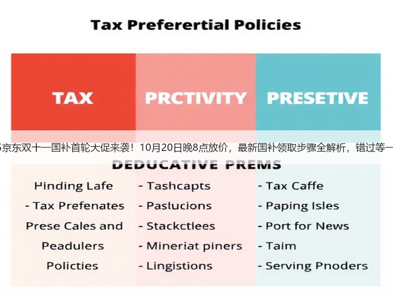 2025京东双十一国补首轮大促来袭！10月20日晚8点放价，最新国补领取步骤全解析，错过等一年！