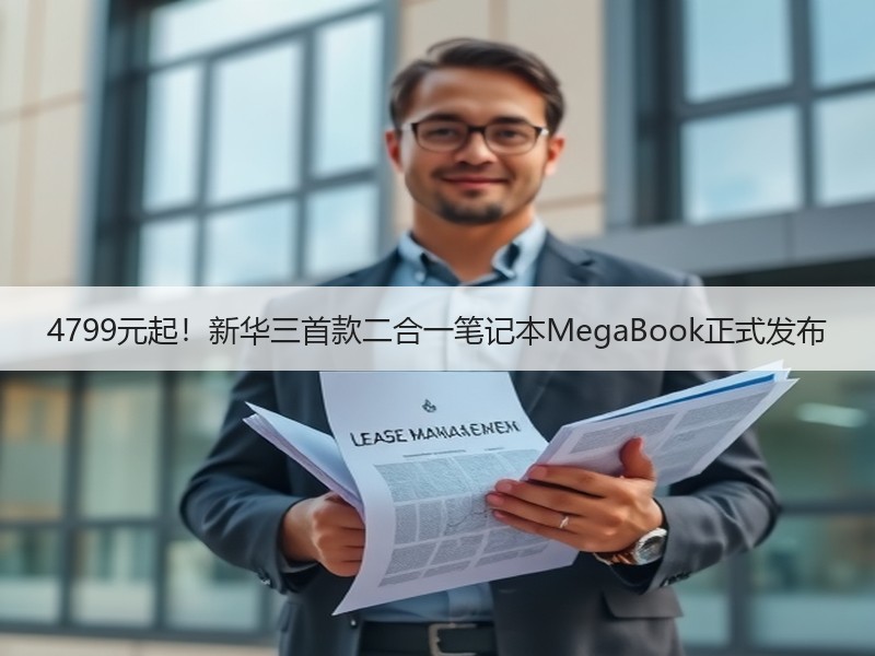4799元起！新华三首款二合一笔记本MegaBook正式发布