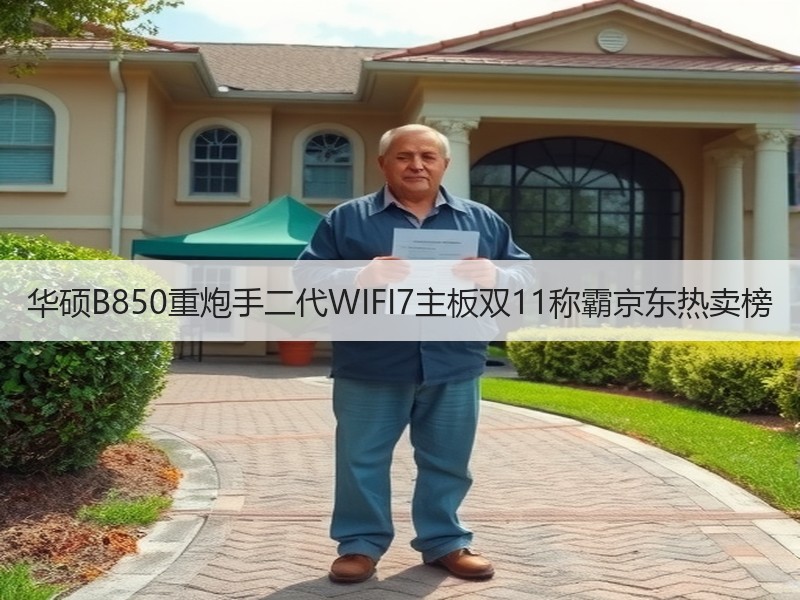 华硕B850重炮手二代WIFI7主板双11称霸京东热卖榜